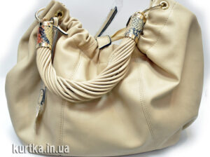 Сумка BATTY E5404 світла, весняно-літня, беж