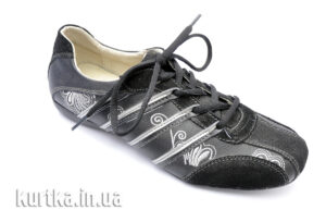 Кросівки Zoja's Shoes 8807 на шнурівці, з вишивкою та замшевими вставками
