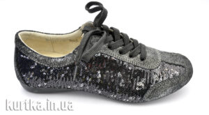 Кросівки Zoja's Shoes на шнурівці, в паєтках