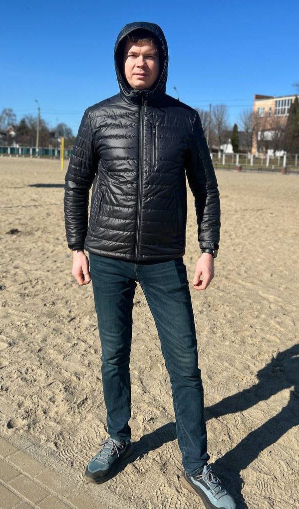 Чоловіча куртка City Savani чорна, коротка, з синтепоном - Зображення 4